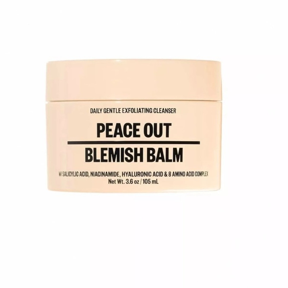 NEW NIB Peace Out Blemish Balm Cleanser Full Size 3.6oz/105ml